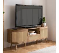 Noah TV Unit - 150cm - Oak and Rattan