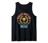 Noah World's Best Dad Fathers Day Birthday Tank Top