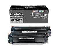 NoahArk Compatible for Canon CRG 725 CRG-725 Toner Cartridge Replacement for Canon LBP-6000 LBP-6000b LBP-6020 LBP-6020b LBP-6030 LBP-6030b LBP-6030 LBP-6030w MF3010 (2 Black)
