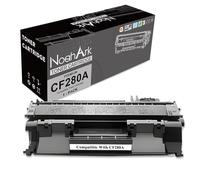 NoahArk Compatible with CF280A 80A Toner Cartridges Replacement for Laserjet Pro 400 M401dn M401dw M401n M401a M401d M401dne MFP M425dn MFP M425dw Printer (1 Black)