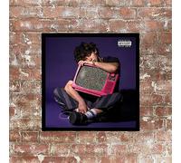 NOAHFINNCE, Growing up on the Internet Album cover, poster, wall art. Print or Fully Framed Available. Actual size of original Vinyl Covers. (Framed)