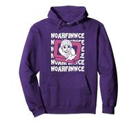 NOAHFINNCE GROWING UP ON THE INTERNET Pullover Hoodie, Adult Unisex, Purple, Large