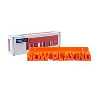 NOAHRK Now Playing Vinyl Record Wall Holder - 3 LP Wall Mount Display - Orange