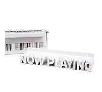 Noahrk Plastic Storage Rack, White, 20in x 15in x 10in
