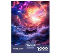 Noah's Ark 1000 Piece Jigsaw Puzzle Family Game Creative Wonderful Jigsaw Puzzles Stress Reliever for Travel Gifts,Present 70x50cm/1000pcs
