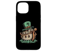 Noah's Ark Christian St. Patricks Day Pattys Day Irish Luck Case for iPhone 15