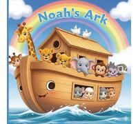 Noah's Ark Cute Animals Coloring Book: Educational Coloring Pages with Animals and Name's for Kids Ages 3-10
