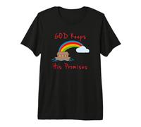 Noahs Ark God Keeps His Promises Cute Religious Premium T-Shirt