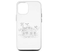 Noah's Ark - Kids Faith Coloring Bible Story Graphic (White) Case for iPhone 12/12 Pro