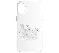 Noah's Ark - Kids Faith Coloring Bible Story Graphic (White) Case for iPhone 16 Plus