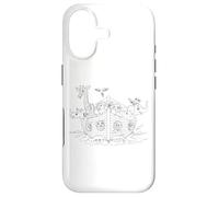 Noah's Ark - Kids Faith Coloring Bible Story Graphic (White) Case for iPhone 17