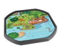 Noah's Ark Vinyl Tuff Tray Insert - 60 x 60 cm - Ideal for Mini Tuff Spot Tuff Tray - Tuff Tray NOT Included