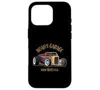 Noah's Garage Hotrod Classic Car Design for the Name Noah Case for iPhone 16 Pro