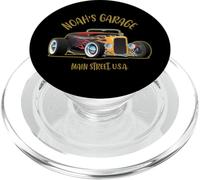 Noah's Garage Hotrod Classic Car Design for the Name Noah PopSockets PopGrip for MagSafe