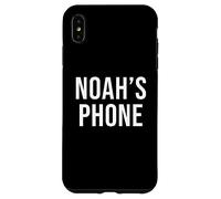 Noah's Phone Black White Name Noah Case for iPhone XS Max