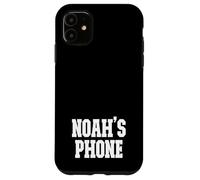 Noah's Phone Noah Name Personalized White Black Case for iPhone 11