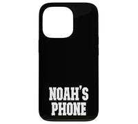 Noah's Phone Noah Name Personalized White Black Case for iPhone 13 Pro