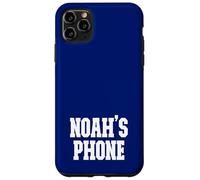 Noah's Phone Noah Name Personalized White Blue Case for iPhone 11 Pro Max