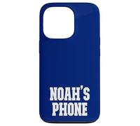 Noah's Phone Noah Name Personalized White Blue Case for iPhone 13 Pro