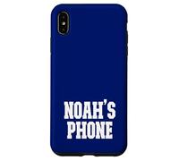 Noah's Phone Noah Name Personalized White Blue Case for iPhone XS Max