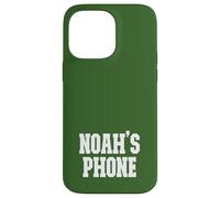 Noah's Phone Noah Name Personalized White Green Case for iPhone 14 Pro Max