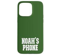 Noah's Phone Noah Name Personalized White Green Case for iPhone 15 Pro Max