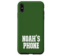 Noah's Phone Noah Name Personalized White Green Case for iPhone XS Max