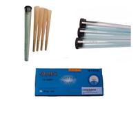 NOAHS Pre-Rolled Cones { Pack of 50 } Pre-Rolled Rolling Paper Cones, Classic, Natural, Organic Pre-Rolled Cones, King Size 110mm Natural Brown Pre rolled Cones with Roach include 120mm Cone Holder