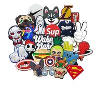 Noah's Toys - clog - 30 Pcs Shoe Charms Wristband Decoration - Different Shape Party Gifts - Fun Badge sticker for shoes - Waterproof PVC Plastic - For Everyone