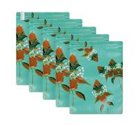 Noaks Bags 5 Pack Waterproof Bags IPX8 Air- and Odour Proof Travel Organizer Pack Sack, flower, M | 5 bags, Pack sack