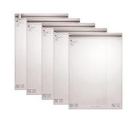 Noaks Bag Waterproof Dry Bag, Size XL, 5 Zip Lock Bags with airtight Closure, Transparent