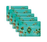 Noaks Waterproof Bag 5 Pieces Zip Bags with Airtight Closure, Flower, XS | 5 bags, Sleeping bag