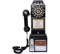 NOALED Audio Guest Book Vintage Audio Guest Book Wedding Telephone Retro 1960's Style Vintage Audio Guest Book Custom Audio Messages With Audio Guest Book For Wedding,Black