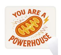 Noaleviax Biology Science Mouse Pad - Inspirational Office Supplies Desk Decor, Science Teacher Gifts, Square Waterproof Non-Slip Rubber Base Mousepad for Computers Office Accessories 7.9x9.5 Inch