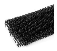Noalns 46-Hole Manual Binder Coil Pack,100Pcs 5/16'' of Black Comb Spines for A4/A5/Letter Size,loops 50,4:1 Pitch