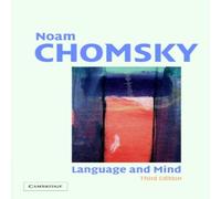 Noam Chomsky Language & Mind Hardcover Book Noam Chomsky Multicolor