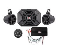 NOAM NUTV5-S V.2 - ATV/Golf Cart/UTV Waterproof Speakers Bluetooth 2.1 Marine Stereo System