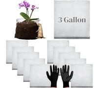 Noamus 10 Pcs Plant Root Guard Baskets, 3 Gallon Gopher Vole Proof Wire Cage, Stainless Steel Plant Wire Speed Baskets, Mesh Animal Cages Plant Baskets for Garden Berries Vegetables Protection