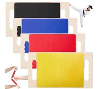 Noamus 4 Pack Rebreakable Punching Board, Taekwondo Karate MMA Boards with Handles, Reusable Plastic Training Breaking Boards, Martial Arts Boxing Training Equipment for Kids Adults, 4 Levels