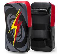Noamus Muay Thai Kicking Pad, Curved Boxing Training Pad, Punching Pads for Boxing, Coaching Karate Kicking Shield for MMA, Martial Arts, Taekwondo, Foot Knee and Elbow Target, Sparring (One Pad Only)