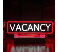 Noasktt Vacancy Neon Sign, Neon Sign For Business Hotel Hostel Sign Room Vacancy Sign Wall Decor Artled Bar Sign Backdrop Lights Led Business Signs Creative Neon Lights Signs Usb Powered