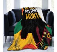 noasqll Black History Month African American Pride Celebrate Gifts Blankets Throw Blanket Anti-Pilling Flannel Blankets Air Conditioning BlanketFor Travel All Seasons Gifts 40"x30"