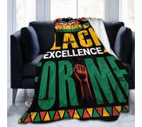 noasqll Black History Month It's The Excellent for Me Blankets Throw Blanket Anti-Pilling Flannel Blankets Air Conditioning Blanket Decor Throw Blankets for Sofa Travel All Seasons Gifts 40"x30"