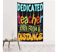 noasqll Dedicated Teacher Even From A Distance Tapestry Decor Wall Hanging Wall Art Blanket Aesthetic Tapestries Wall Art For Living Room Home 60 X 40 In