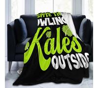 noasqll I Slept Pretty Well Despite The Howling Blankets Throw Blanket Anti-Pilling Flannel Blankets Air Conditioning Blanket Decor Throw Blankets for Sofa Travel All Seasons Gifts 60"x50"