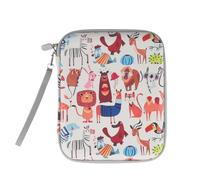 Noaya Card Case Card Holder - 80 Pockets Card Binder Folder with Zipper, Portable Card Holder Compatible with 2.3 * 3.4 Inch Yoto Card, Toy Card Box Card Organiser for Travel Camping Outdoor(Forest)