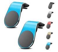 NOBALLS Mobile Phone Navigation Magnetic Bracket, Navigation Bracket Phone Holder, Rotatable Hidden Car Phones Mount Be Suitable for Any Smartphone (Blue 2 Pcs)