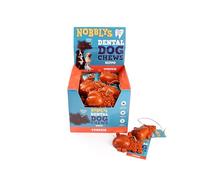 Nobblys Dog Treat Dental Chew Natural Treat For Dogs Dental Sticks Long Lasting Vegetarian Hippo Shaped, Pumkin, 31 x 40g