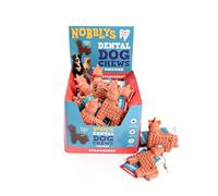 Nobblys Dog Treat Dental Chew Natural Treat For Dogs Dental Sticks Long Lasting Vegetarian Unicorn Shaped, Strawberry, 27 x 40g