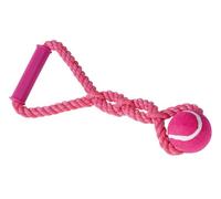 Nobby 67054 Toy Rope with Tennis Ball and Handle